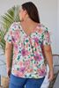 Immagine di PLUS SIZE V NECK FLORAL TOP